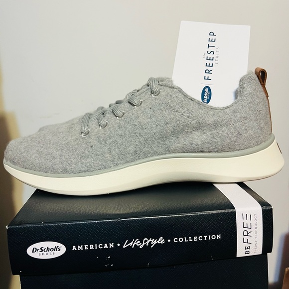 COPY - Dr Scholl’s Lt Gray Wool Blend Lace up Sneaker - Picture 5 of 9